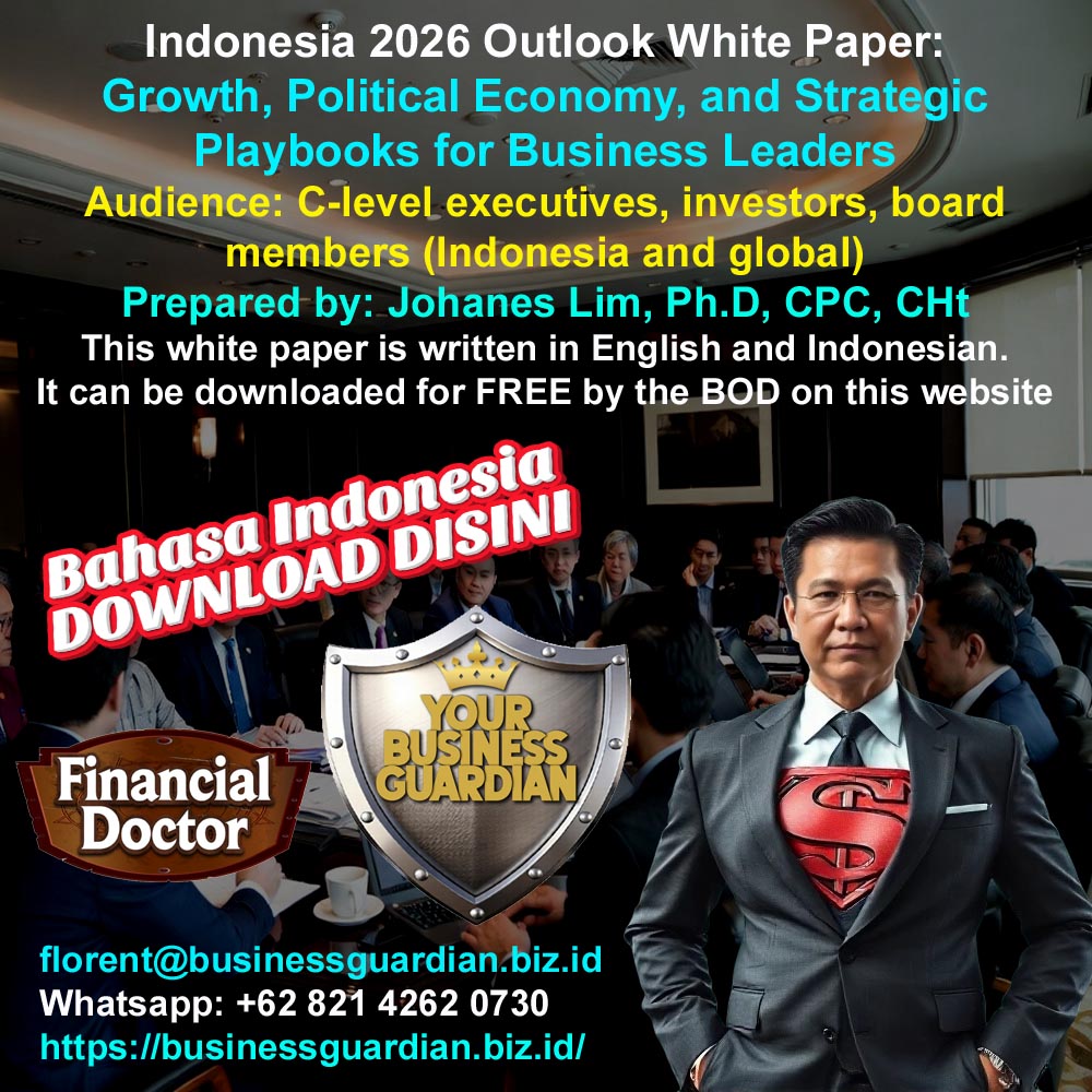 Financial doctor INDONESIA Whitepaper Indonesia 2026 Outlook Dr Johanes Lim