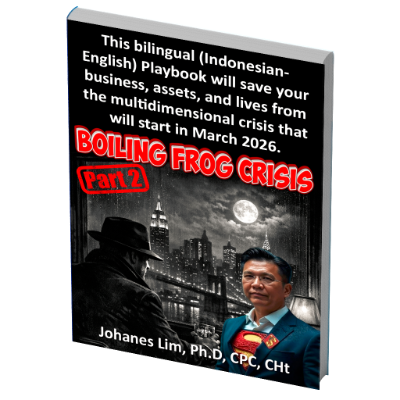 Iran US Israel, crisis, playbook Boiling Frog Crisis, Dr.Johanes Lim