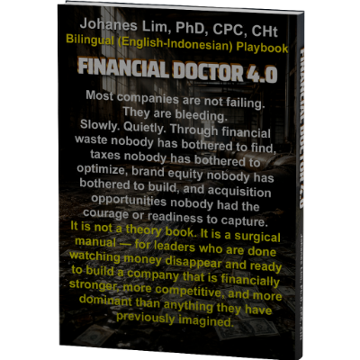 Dr.Johanes Lim, financial doctor, fractional ceo, contingency coaching no result no pay, double sales, double profit